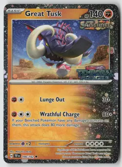 Great Tusk - (Stamped) 096/162 - Miscellaneous Cards & Products Holo - PTCG - LP - Image 1