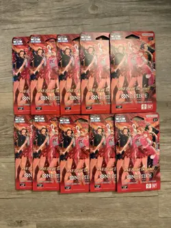 One Piece Card Game EB-03 Heroines Sleeved Booster Pack- Lot of 10 ✅Sealed - Image 1