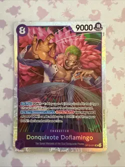 Donquixote Doflamingo OP10-071 English SR Royal Blood One Piece Card Game - Image 1