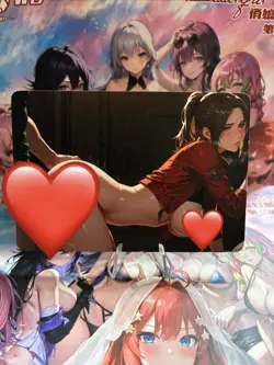 Matte Beautiful Waifu Handmade Card Goddess Story CCG Anime Double Sided - Image 2