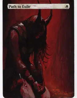 Path to Exile Art Mtg Hand Painted Card Commander - Image 1