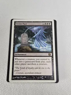 Wizards Grave Pact 8th Edition Enchantment Black Regular 137/350 MTG - Image 2