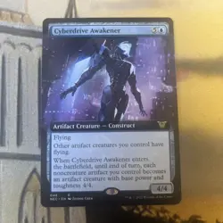 MTG / Cyberdrive Awakener - Extended Art / Nm & Never Played - Image 1