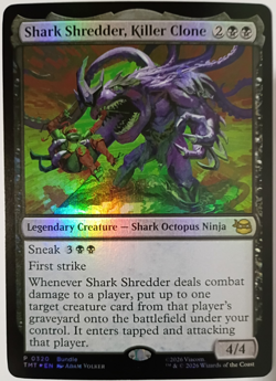 Foil Shark Shredder, Killer Clone (Promo) [TMNT] MTG - Image 1