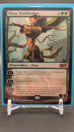 MTG Nissa, Worldwaker - Magic 2015 #187 - Image 1
