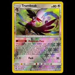 Trumbeak | 165 | Pokemon, Sun & Moon: Lost Thunder, Reverse Holo, Uncommon, 2018 - Image 1