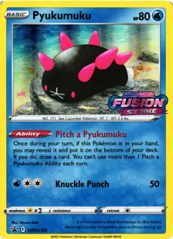 Pokemon TCG - Pyukumuku SWSH169 Black Star Promo - NM - Image 1
