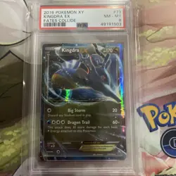 Pokemon Kingdra EX XY Fates Collide Rare #73 PSA 8 MINT NM - Image 1