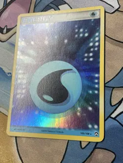 Water Energy Holo 105/108 2007 Power Keepers Pokemon TCG Light Play LP - Image 2