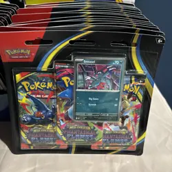 Pokemon Mega Evolution Phantasmal Flames 3Pk Booster Blister 2025 Lot of 15 - Image 2