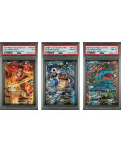 POKEMON GENERATIONS PROMO CHARIZARD XY121 BLASTOISE XY122 VENUSAUR XY123 PSA SET - Image 1