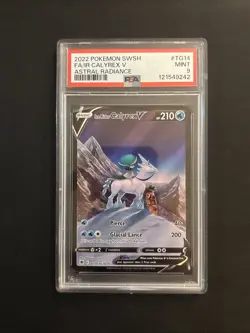 2022 Pokemon SWSH Astral Radiance - Ice Rider Calyrex V - TG14/TH30 PSA 9 - Image 1