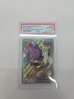 2025 Pokemon N's Zorua SVP 189 Journey Together ETB Promo PSA 10 - Image 3