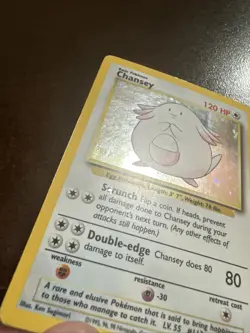 Chansey 3/102 Holo Pokemon TCG Base Set DMG - Image 2