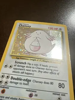 Chansey 3/102 Holo Pokemon TCG Base Set DMG - Image 3