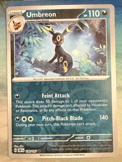 Umbreon - 130/197 - SV03: Obsidian Flames - Reverse Holo - Pokemon TCG NM - Image 1