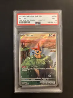 2025 Pokemon SVP EN-SV - Victini 208 PSA 9 - Image 1