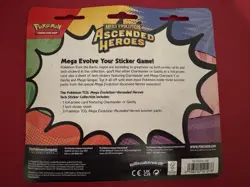 Pokemon Mega Evolution ASCENDED HEROES Tech Sticker Collection Charmander 3-pack - Image 3