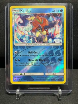 Keldeo 26/73 Reverse Holo Rare Pokemon 2017 Shining Legends LP - Image 1