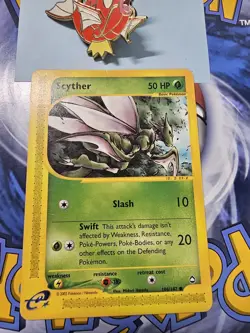 Pokemon Scyther Aquapolis Nonholo (Read Description) - Image 4