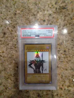 Yu-Gi-Oh! Dark Magician Shonen Jump Mag. Japanese Promo WJMP-JP012 PSA 9 Mint - Image 1