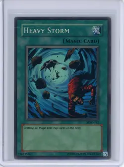 Heavy Storm - MRD-142 - Yugioh TCG - Unlimited - HP - CREASE - Image 1