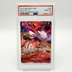 PSA 10 Belo Betty R Alternate Art OP05-015 2023 ONE PIECE Card Japanese - Image 4