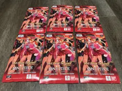 One Piece TCG Heroines Edition EB-03 Sleeved Booster Pack English Lot Of 8 - Image 1