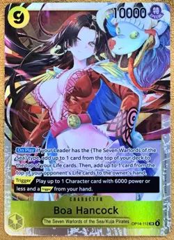 Boa Hancock OP14-112 SR The Azure Sea’s Seven One Piece TCG English NM - Image 1