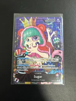 Sugar [Alternate Art] Leader OP10-003 One Piece Royal Blood English NM - Image 1