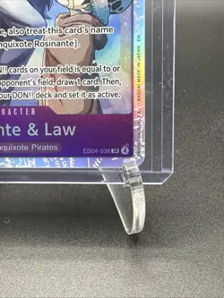 One Piece TCG English EB04-038 Rosinante & Law SR Foil - Image 4