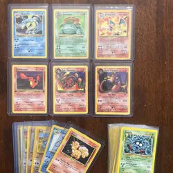 Vintage Pokemon TCG Collection - Shadowless base set cards! Holo Charizard! ⭐ - Image 1