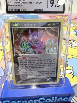 Sableye EX Crystal Guardians 10/100 Reverse Holo STAMP CGC 9.5 Pokemon Card MINT - Image 3