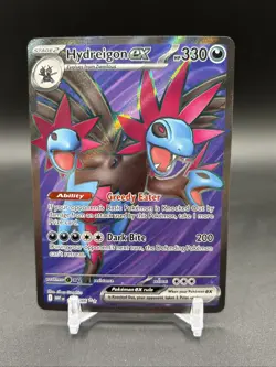 Pokemon TCG Hydreigon ex 161/086 2025 White Flare Ultra Rare Card - NM - Image 1