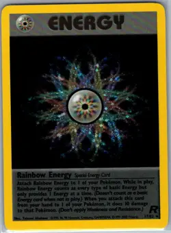 Rainbow Energy 80/82 Holo Team Rocket - Pokemon Card - NM - Image 1