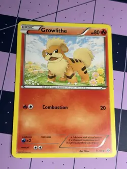 Pokemon TCG Growlithe 11/99 Black & White Next Destinies Regular Common Card - Image 1