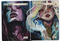 Soul Sisters Altered Art Mtg Hand Painted Card Commander - Image 1