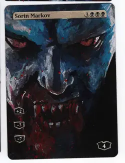 Sorin Markov Altered Art Mtg Hand Painted Card Commander - Image 1