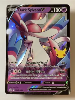 Dark Sylveon V SWSH134 - SWSH: Sword & Shield Promo Cards Holo (NM++) - Image 1
