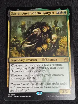 Savra, Queen of the Golgari Ravnica Remastered Regular - Image 1