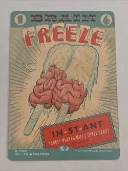 MTG Magic the Gathering Brain Freeze An Encyclopedia of Magic #0002 Nm - Image 1