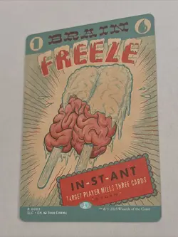 MTG Magic the Gathering Brain Freeze An Encyclopedia of Magic #0002 Nm - Image 2