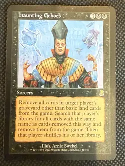 Haunting Echoes Odyssey MTG Magic the Gathering Black Rare Sorcery - Image 1