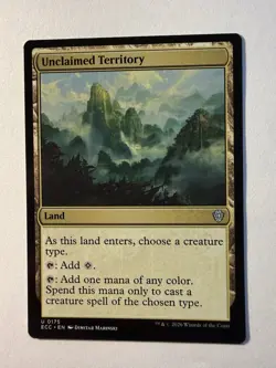 MTG UNCLAIMED TERRITORY 175 ECC NM LORWYN ECLIPSED COMMANDER - Image 1