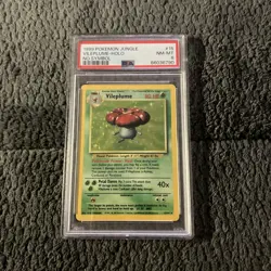 PSA 8 1999 Pokemon Jungle Holo No Symbol Error Vileplume #15 ⚡⚡RARE - Image 1