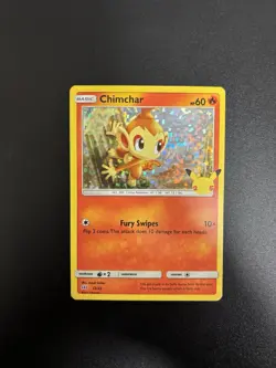 Pokemon TCG Chimchar 12/25 HOLO - McDonald’s 25th Anniversary - NM - Image 1