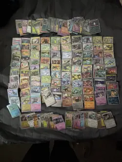 +250 holo Pokemon TCG Mixed Card Lot Zekrom Dragonite Sleeves English/ Jap - Image 1