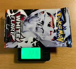 22.76g HEAVY Pokemon TCG S&V White Flare Booster Pack! Factory Sealed - Image 1