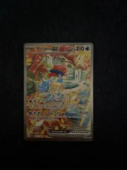 Pokemon TCG Keldeo EX SIR White Flare Card 167/086 - Image 1