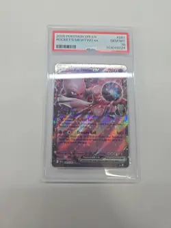 PSA 10 Team Rocket's Mewtwo EX 081/182 Dri En destined Rivals Pokemon 081 - Image 1